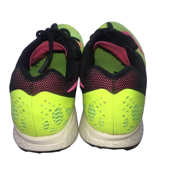 NIKE ZOOM ELITE 7 Tennis Shoes Athletic Running - Neon Yellow / Pink Women's 7 - Picture 6 of 10